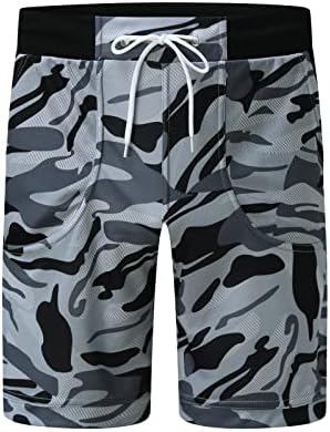 מכנסיים קצרים של Yowin Mens Cargo, Jogger Set-XL-Black Glack Trunks Swim Trunk