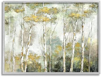 תעשיות סטופל עץ ליבנה יער עלווה צהובה ציור יערות, עיצוב מאת נאן
