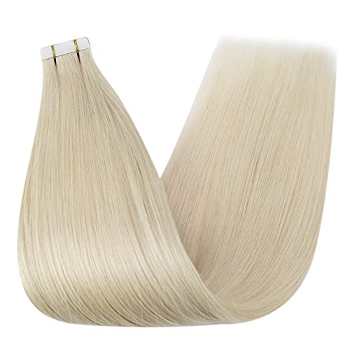 מלא ברק אופנה קלטת שיער הרחבות אמיתי שיער טבעי קוטור קצר 12 אינץ צבע 60 פלטינה בלונד 40 חתיכות 60 גרם חלקה שיער