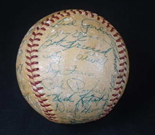 1955 צוות פיראטס בפיטסבורג חתום כדור חתום - קלמנטה, חבר + 32 JSA Loa RC שנה - כדורי חתימה