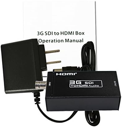 1080p 3G SDI ל- HDMI Converter Sumperter תומך ב- HD-SDI / 3G-SDI אותות המציגים SDI2DMI SDI ל- HDMI