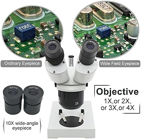 צ ' דיוף 10-20-30-40 מיקרוסקופ סטריאו משקפת מיקרוסקופ תעשייתי מואר עם עינית לבדיקת מעגלים מודפסים לתיקון שעונים