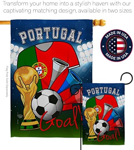 גביע העולם דגלים פורטוגל פורטוגזית באנר קיר אמנות עמודי דגל לבית חיצוני עומדים קישוטי חוץ קישוטי גן שטיחי חצר חצר