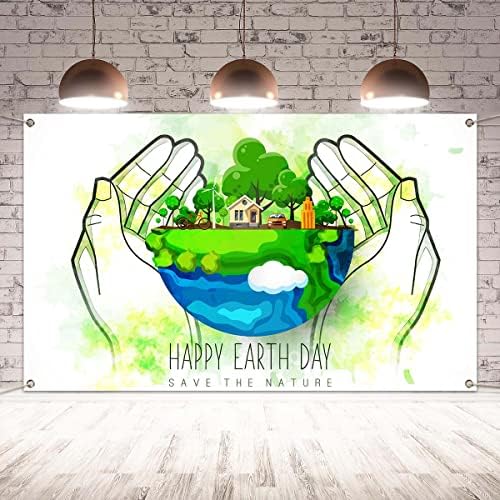 שמח כדור הארץ יום תמונה רקע לחסוך את טבע באנר אפריל 22 הגנת סביבה כדור הארץ יום מסיבת דהוקרציות ואספקה עבור בית בכיתה