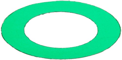 עגול פוליאסטר עגול, ירוק, 0.003 עובי, 3/4 מזהה, 1-1/8 OD