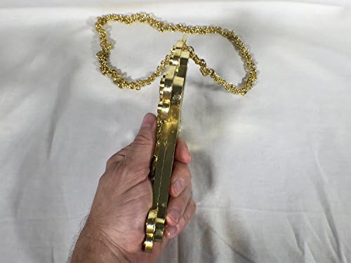 אינדי צלב של קורונדו, מוצק מתכת, זהב, אמיתי אבזר העתק, חתם, ממוספר, מהדורה מוגבלת