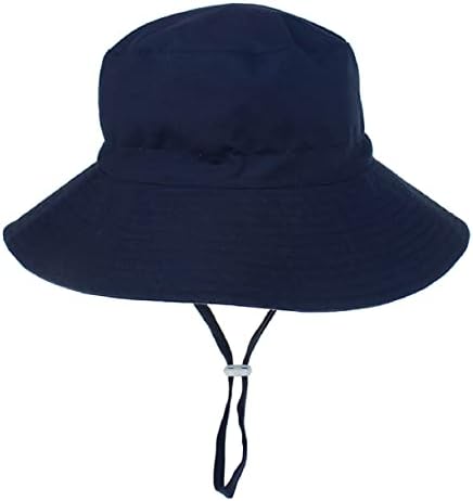 כובע שמש של תינוק לתינוקות לתינוק פעוט כובעי שמש עם UPF 50+ כובע חוף קיץ מתכוונן עם כובעי דלי רחבים