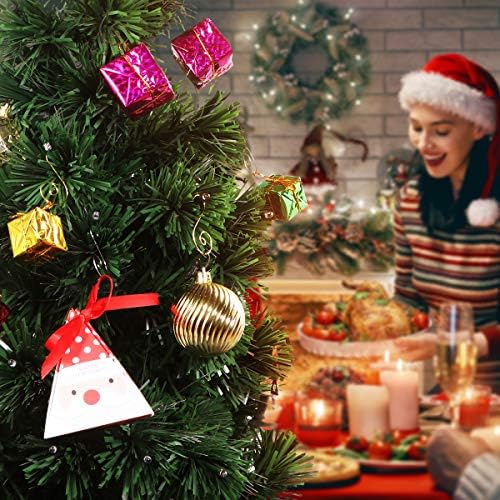 צעצועים 160 יח 'ווים קישוט לחג המולד ווים נירוסטה לקישוט חג המולד קולבים חג המולד קולבים בצורת S לקישוטי עץ חג