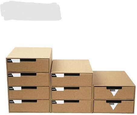 קופסאות אחסון Anncus & פחים A4 קופסא אחסון שולחן עבודה נייר מארגן אחסון מארגן ארגון קיפול ארון אחסון מגירות רב שכבות -