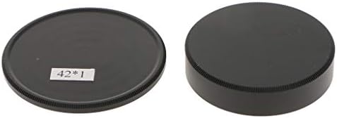 כיסוי עדשות אחוריות אחורי + כיסוי קדמי של גוף המצלמה למצלמות Leica M42Lens - שחור
