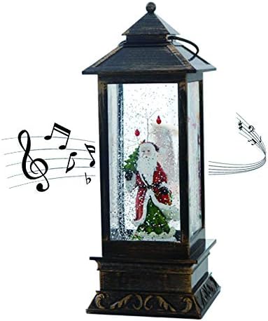 Guangming - חג המולד גלובוס השלג המוזיקלי LED מואר חג המולד מואר מנגן משחק חג מולד שמח עיצוב הבית קישוטי חג ההודיה מתנה ייחודית