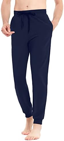 IDTSWCH 32/34/36/38 מכנסי טרנינג ארוכים מגברים גבוהים מכנסיים ארוכים במיוחד מכנסיים עם כיסי רוכסן