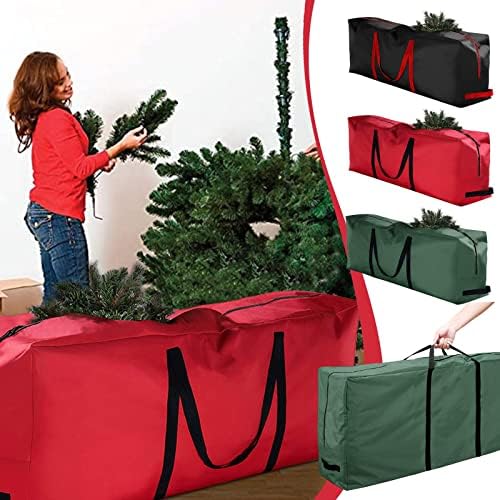 עץ חג המולד אחסון תיק גדול במיוחד חג המולד אחסון מכולות, מתאים עד 9 רגל מלאכותי עצים כבד החובה 600 ד אוקספורד חג המולד