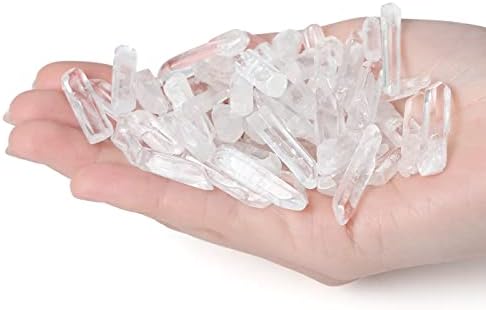 Duqguho Charterz Crystals Crystals נקודות ריפוי בתפזורת אבני קריסטל צורה לא סדירה נקודות קוורץ גולמיות שרביט