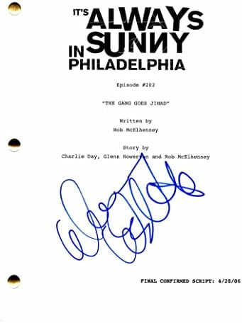 דני דויטו חתם חתימה זה תמיד שטוף שמש בפילדלפיה תסריט הפרק המלא - מטילדה נדירה מאוד, מלחמת השושנים, לה סודי,