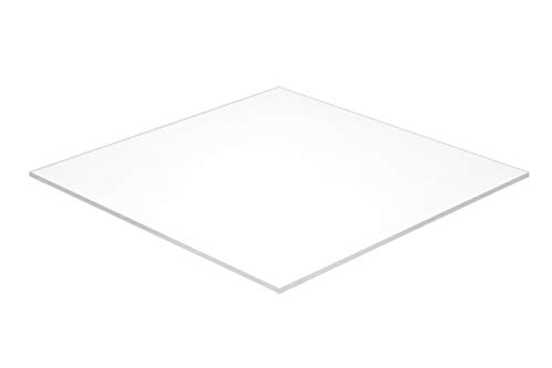 גיליון לוח הקצף של Falken Design PVC, לבן, 8.5 x 11 x 3/8