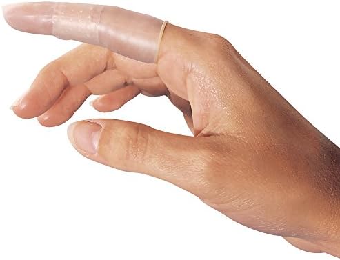 כיסויי אצבעות עזרה ראשונה, 12 ספירה, קטן, בינוני, גדול, איקס-גדול, מגן על האצבע בזמן הריפוי מפציעה