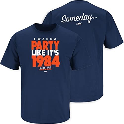 מעריצי בייסבול של הלבשה דטרויט. אני רוצה לחגוג כאילו זה חולצת טריקו של חיל הים 1984