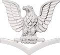 מדליות אמריקה אסט. 1976 חיל הים שירות כובע מכשיר כסף דואר 4 פטי קצין 3 כיתה