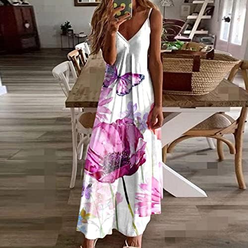 מיאשוי ארוך שרוול מקסי שמלות לנשים נשים קיץ אלגנטי שמלה ללא שרוולים מקרית הדפסת שמלות קיץ נשים