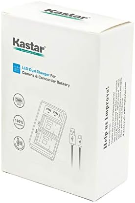 Kastar 1-Pack BN-VF823 Battery and LTD2 USB Charger Replacement for JVC BN-VF808 BN-VF808U BN-VF815 BN-VF815U