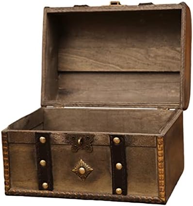 Zerodeko 1 pc מקסים מקסים קופסאות אחסון מעשי אטרקטיבי אטרקטיבי קופסאות עץ מיכל עץ קופסת תכשיטים עץ לבית