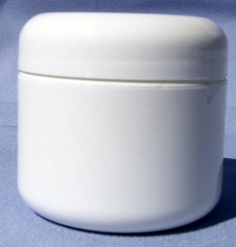 צנצנת פלסטיק לבנה עם מכסה כיפה 4 גרם - 12 לשקית