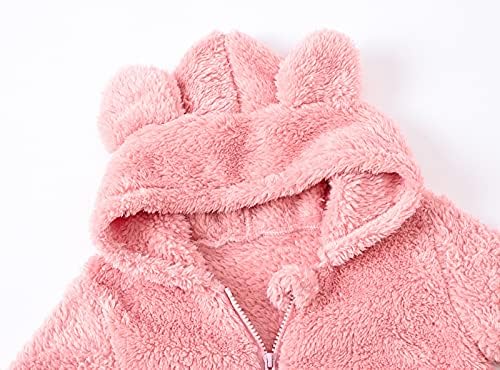 תינוקת תינוקת עם ברדס דוב חם בנות שלג מעיל סרגל סרבל סרבל בנות מעיל בנות ומעיל ילדה פעוטה בגדי הלבשה חיצונית