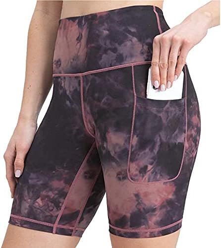 טנטיסי נשים אופנה הסוואה הדפסה גבוהה מותן כיסים מכנסיים אופנוענים חלקה נקודת סקיני גרביונים מכנסי ריצה