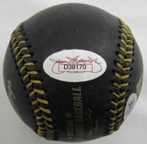 דייוויד אורטיז חתם על חתימה אוטומטית רולינגס בייסבול JSA D38170 - כדורי חתימה