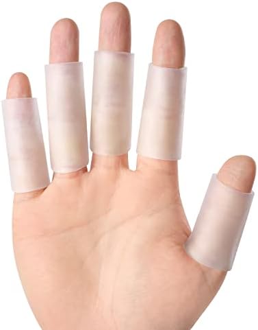 16 יחידות ג ' ל אצבע שרוול מגיני, סיליקון אצבע שרוול כריות ומגן, לספק הקלה עבור אצבע פיצוח, יבלות, שלפוחיות ויבלות להגן