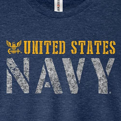 חיל הים סטנסיל לוגו ארצות הברית של אמריקה יוניסקס גרפי קצר שרוול טי