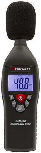 Triplett SLM400-Kit Decibel Sound Deme Meter עם Culibrator, 35 עד 130dB