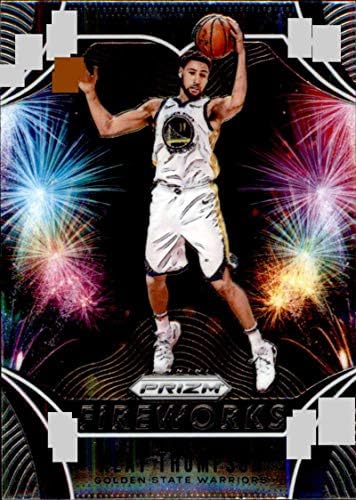 2019-20 Panini Prizm זיקוקים 12 Klay Thompson Golden State Warriors כרטיס מסחר בכדורסל NBA