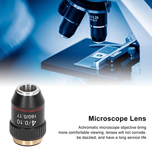 מיקרוסקופ מטרה, מונע גבוהה שבירה מדד נשירה בהיר ציפוי 4 פעמים גבוהה הגדלה עדשה עם אחסון תיבת עבור ביולוגי מיקרוסקופים