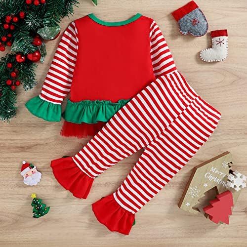 תלבושת לחג המולד של נובו פעוט תינוקות תינוקות פרוע בגדים עליונים הגדרת מכנסי שמלה של חולצת הצב