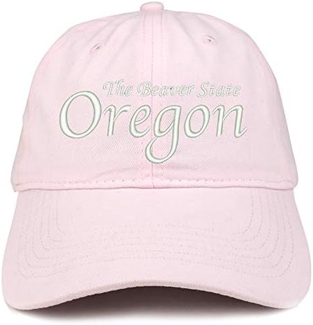 טרנדי הלבשה חנות אורגון הבונה המדינה רקום כותנה מתכוונן כובע אבא כובע
