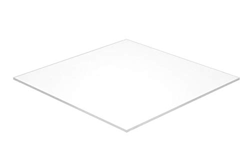 גיליון לוח הקצף של Falken Design PVC, לבן, 10 x 15 x 1/2