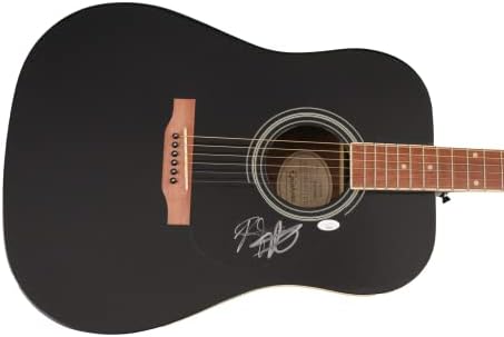 ג 'ניפר נטלס וקריסטיאן בוש חתמו על חתימה בגודל מלא גיבסון אפיפון גיטרה אקוסטית עם ג' יימס ספנס אימות ג ' יי. אס. איי. קוא