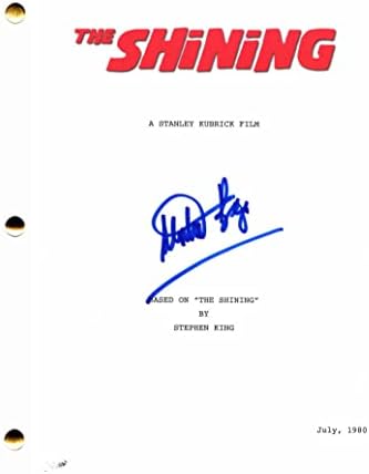 סטיבן קינג חתום על חתימה על התסריט המלא המלא של הסרט - סופר בעל שם עולמי, נדיר מאוד