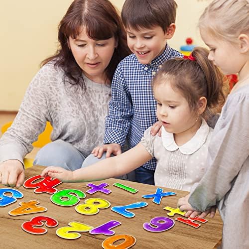 צעצועי למידה חושיים לילדים - 16 חבילות מספר פעוטות וסמלים צעצועים למידה לגיל הרך, צעצועים חושיים ג'ל לילדים אוטיסטים, המתאימים