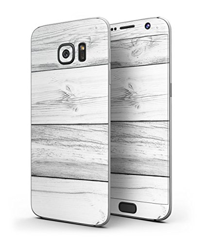 תכנן עיצוב עיצוב סיור לבן ואפור עץ עץ עוטף גוף מלא עוטף עור ערכת עור לגלקסי S9