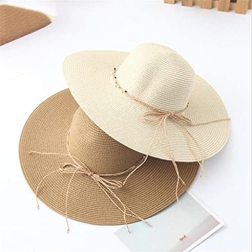 לרכוש שוליים רחבים תקליטון כובע שמש כובע חוף נשות כובע קיץ מתקפל UV הגנה על נסיעות נשות נסיעות נקבה כובע מזדמן