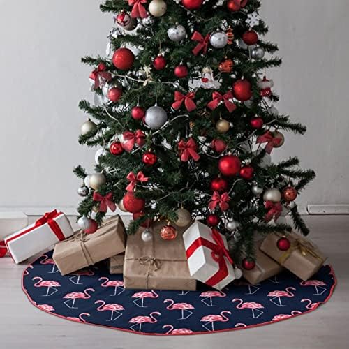 חצאית עץ חג המולד של פלמינגו יפהפייה קישוט לחג המולד של עץ חג המולד רך לחג המולד לבית מסיבת חג 30 x30