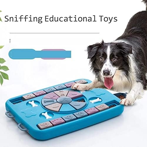 כלב פאזל צעצועי איטי מזין אינטראקטיבי מזון מתקן לאט אכילת קערת חיות מחמד כלבי אימון משחק