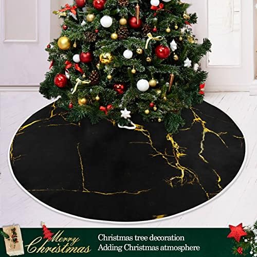 חצאית עץ חג המולד של Oarencol Glod Black Defitice