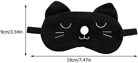 Xinghuang - 2 יח 'מסכות עיניים בשינה של בעלי חיים פנדה חתול עיניים כיסוי עיוורון טלאי כיסוי עיניים חמוד לטיולי