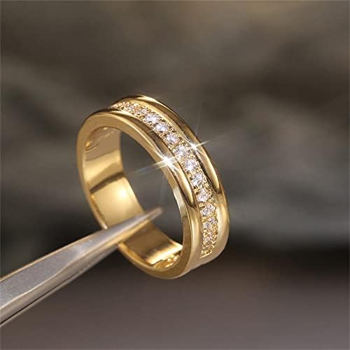 וויבקס פראי תכשיטי זוג נסיכת לחתוך יהלומי סט טבעת אופנה יוקרה נשים אירוסין חתונה תכשיטי 14 חתיכה טבעת