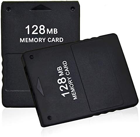 TPFOON 2PCS חבילה 128MB קלף זיכרון משחק מהירות גבוהה תואם לפלייסטיישן 2 PS2