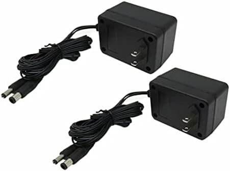 Vicue New AC מתאם AC אספקת חשמל עבור Nintendo NES Super SNES Sega Genesis 1 3in1 חבילה של 2 יחידות